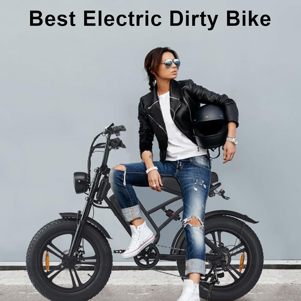HAPPYRUN 1500W Moped Style Electric Bike