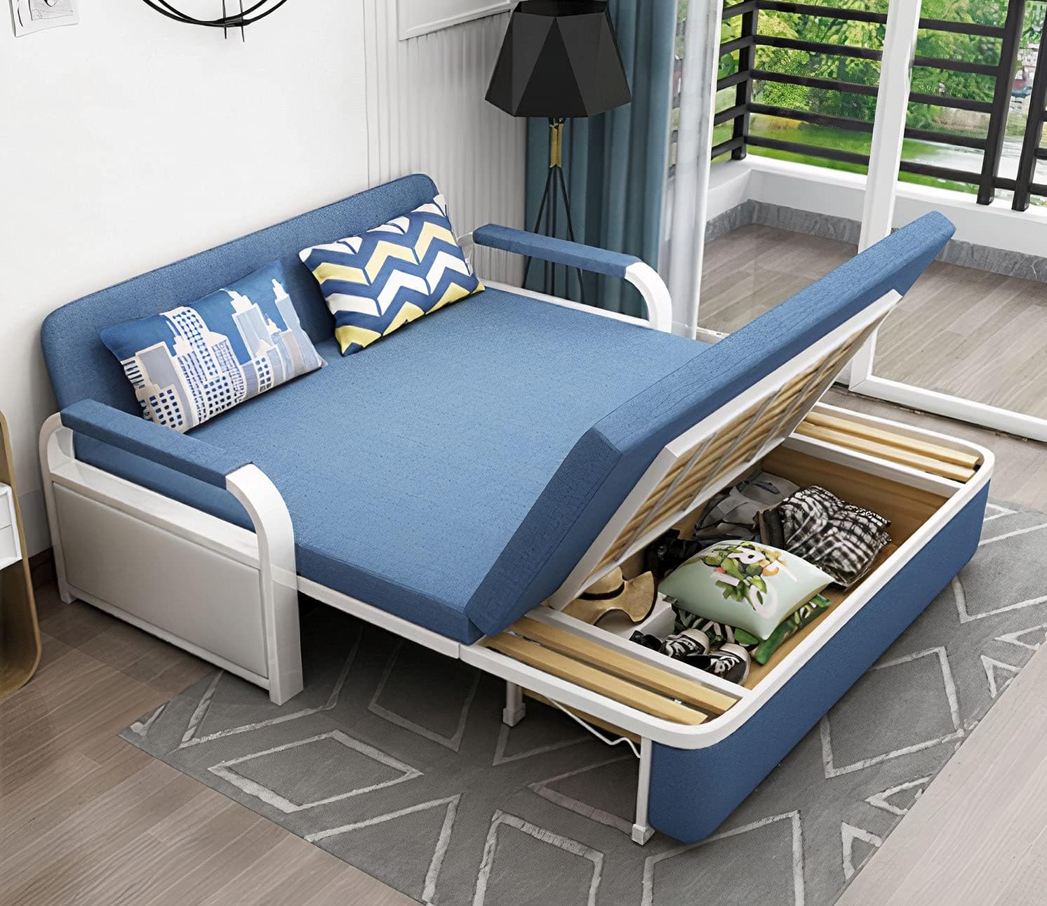 UNICORN FURNITURE Sofa Bed Modern Reclining Foldable Bed