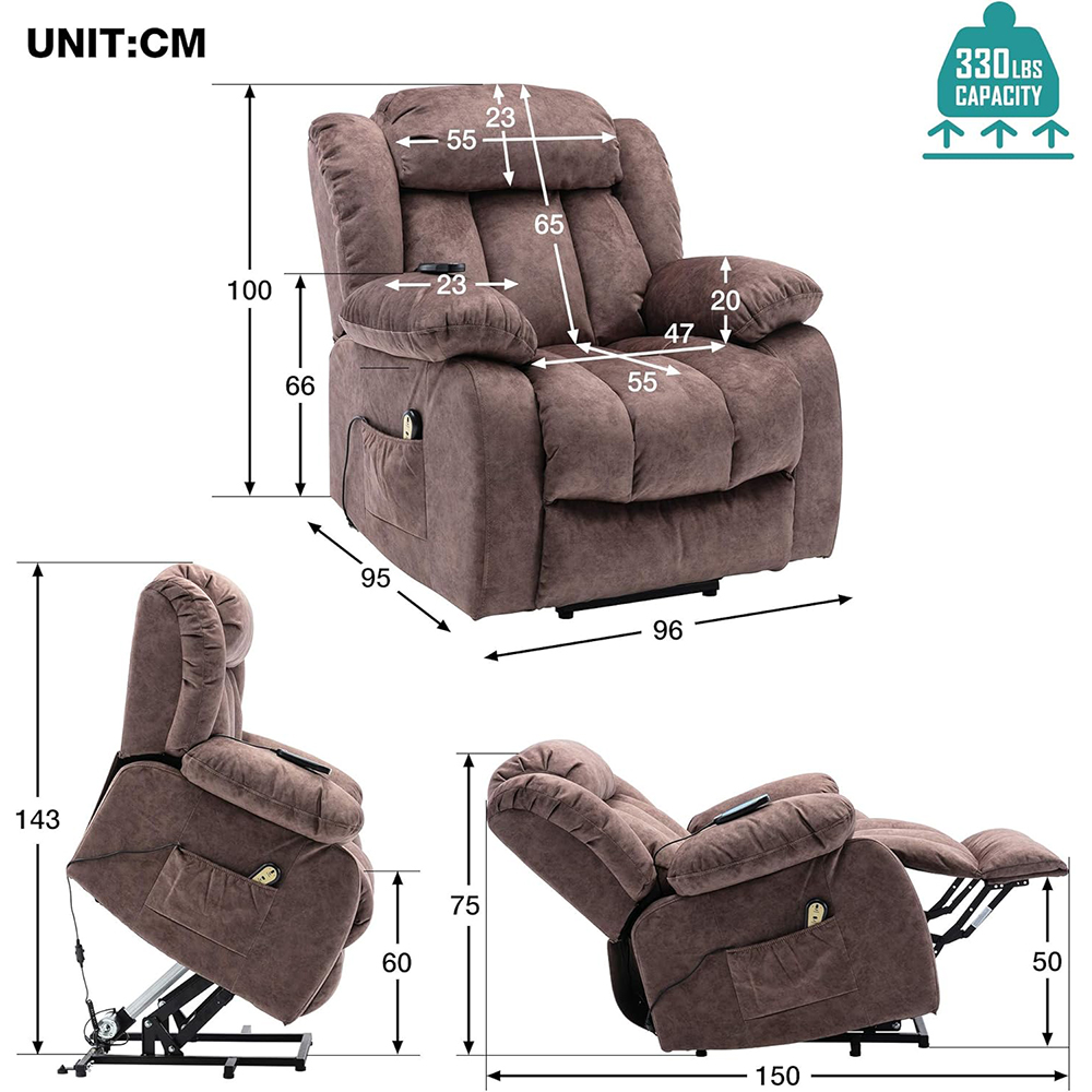 Electric massage recliner