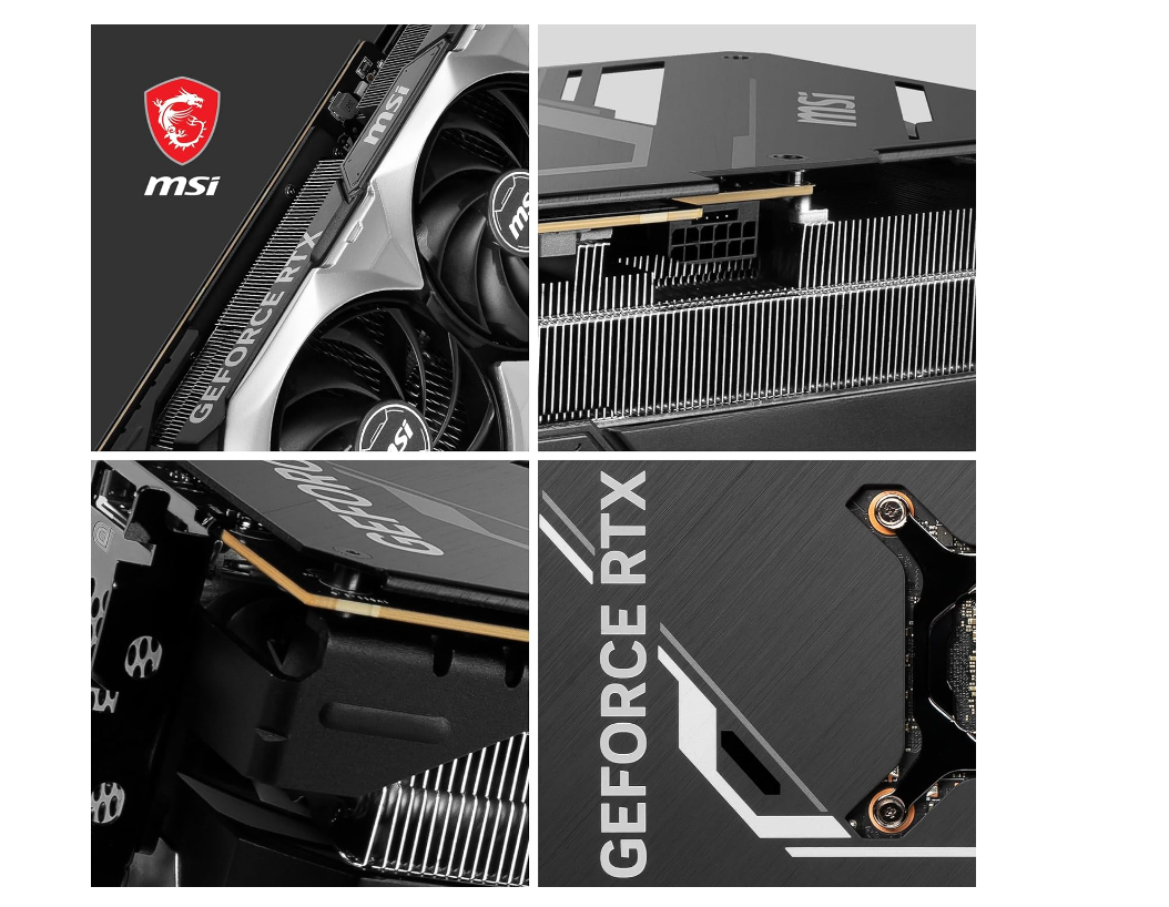 MSI GeForce RTX 4080 16GB VENTUS 3X OC Gaming Graphics Card - 16GB GDDR6X, 2550 MHz, PCI Express Gen 4, 256-bit, 3x DP v 1.4a, HDMI 2.1a (Supports 4K & 8K HDR)