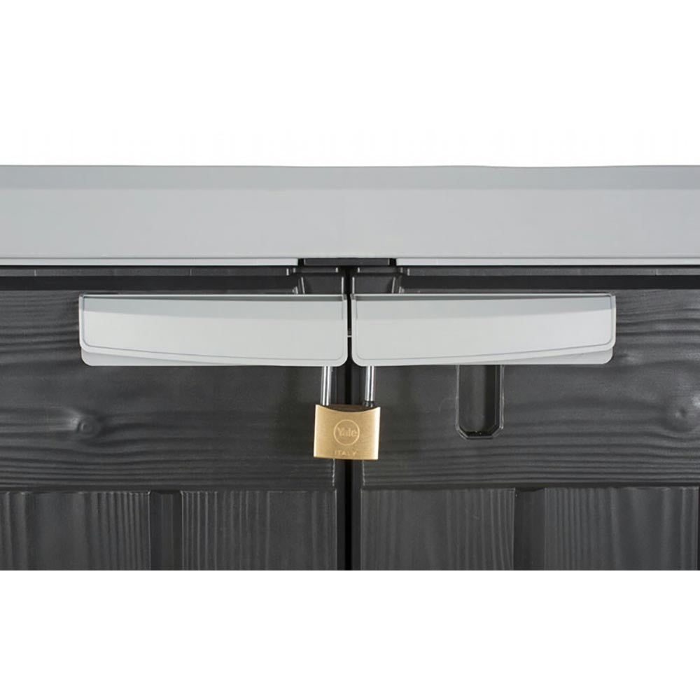 Keter Store It Out Max 1200L Outdoor Garden & Wheelie Bin Storage Shed – Brown/Beige