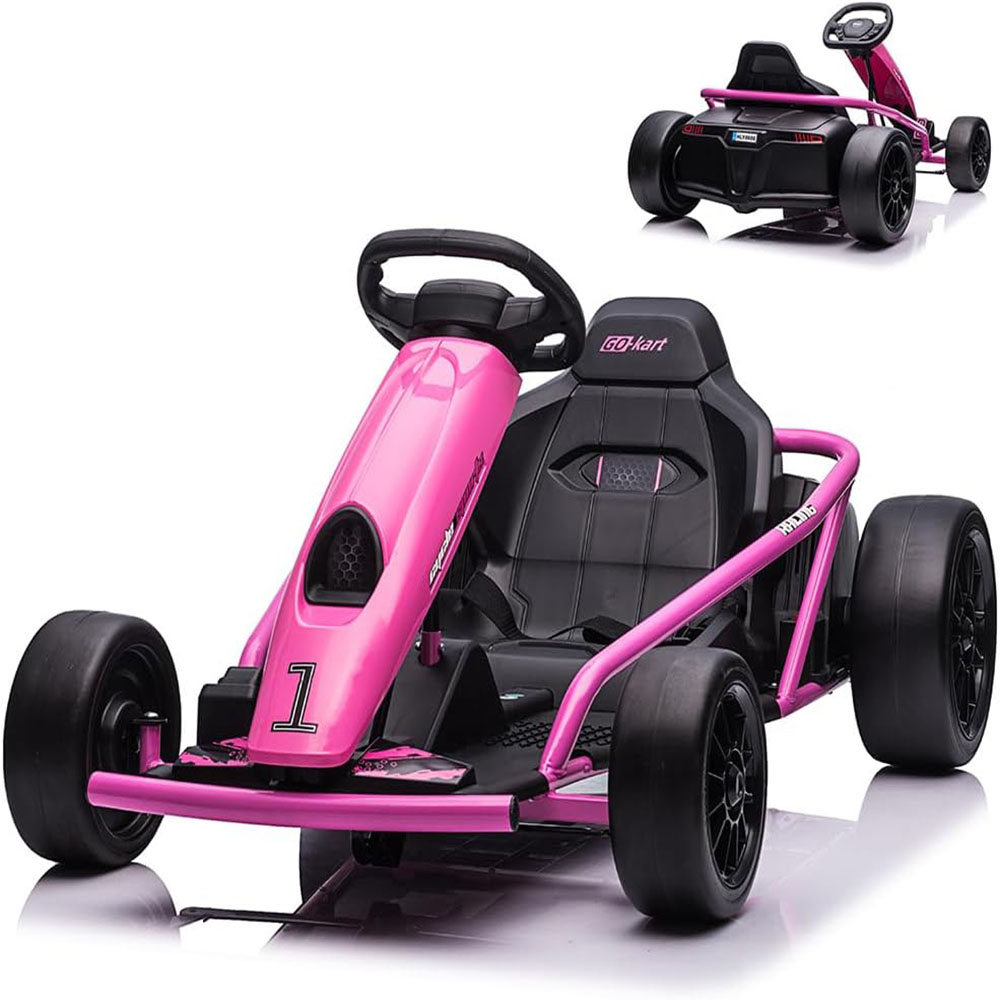 Kids Go Kart, 24V 9Ah Battery, Two 300W Motors, 8MPH Fast Drifting Hovering Car