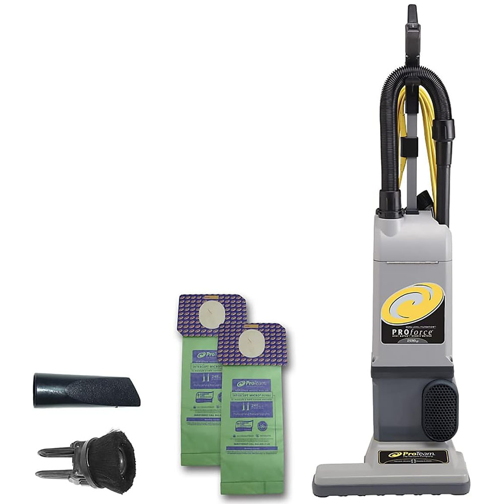 ProTeam ProForce 1500XP Bagged Upright Vacuum Cleaner