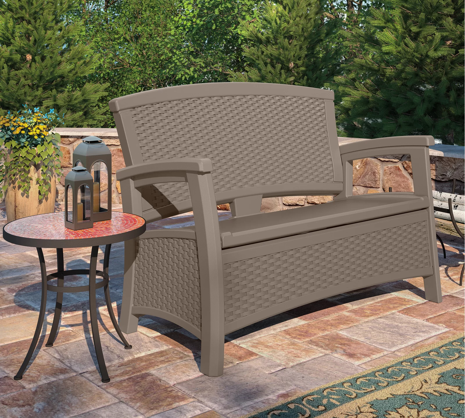 【Storage Shed】Outdoor Elements Storage Bench